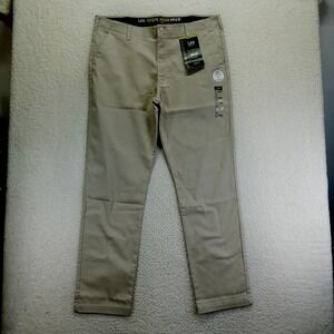 Lee Performance Series Extreme Motion MVP Slim Fit Straight Leg Khaki‎ Men 40x34